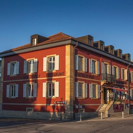 Hotel De Ville D'Yvonand Экстерьер фото